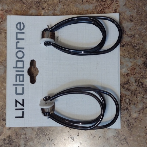 Liz Claiborne Hoop Earrings - Picture 1 of 3